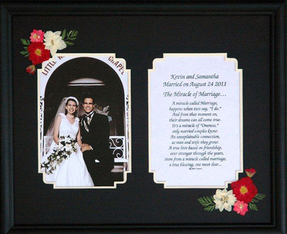 11x14 Double Mat Wedding