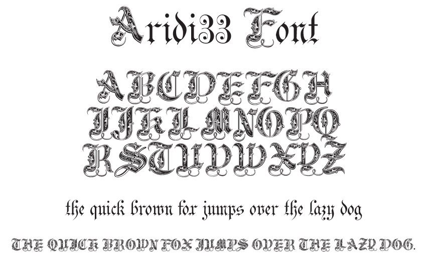 Custom Mat Fonts Aridi33